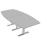 Skutchi Designs 45 in W, 96 in L, 29 in H, Engineered Wood Top, Grey HAR-BOT-46x93-T-XD01 - alternate 1